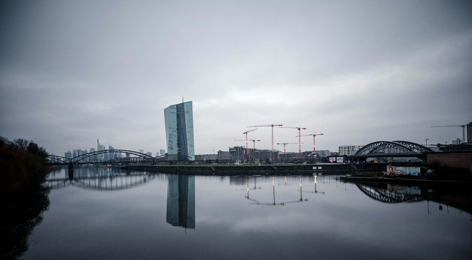 Image d'illustration — le siège de la Banque centrale européenne, dans le quartier de l'Ostend à Francfort-sur-le-Main.