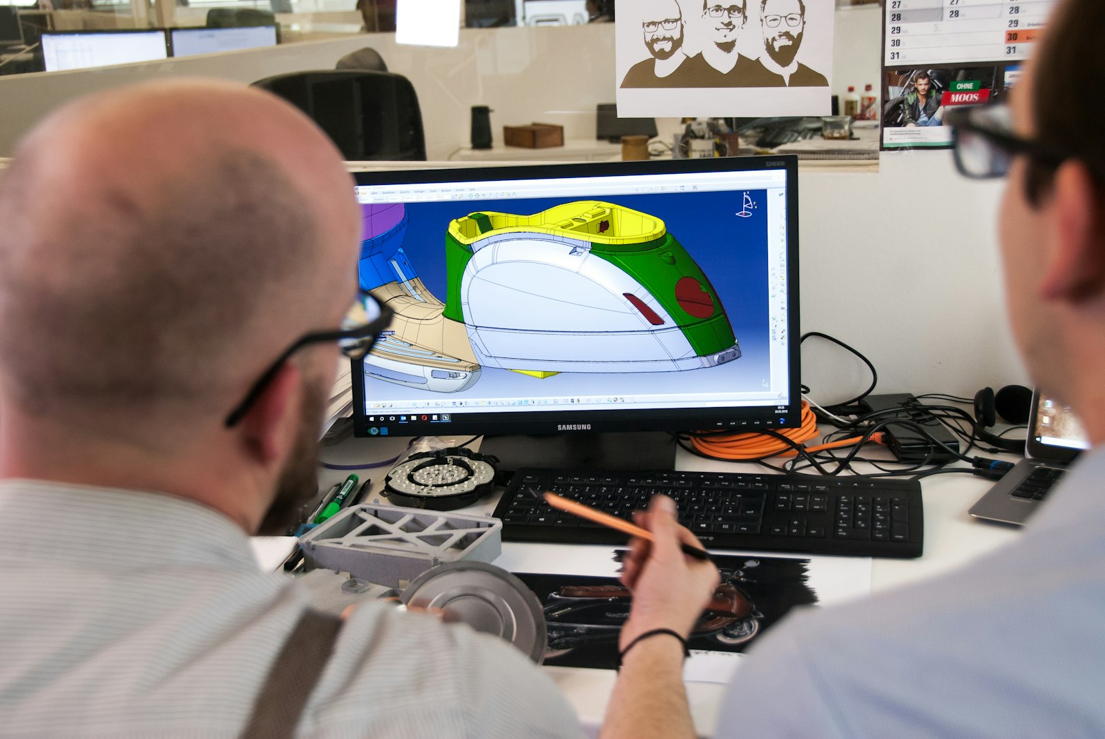 Image d'illustration — un poste de conception assistée par ordinateur (CAO).